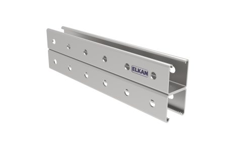 Strut профиль двойной перфорированный 2х41х41, толщина 2.5мм, длина 3000мм оцинкованный Strut профиль двойной перфорированный 2х41х41, толщина 2.5мм, длина 3000мм оцинкованный