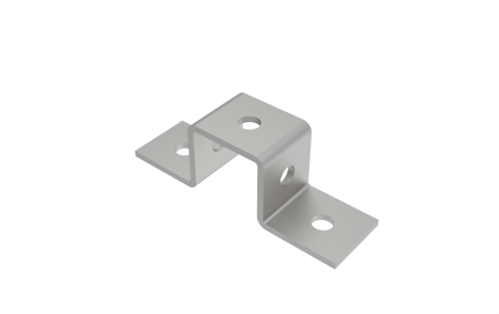 MSP 228 Прямоугольная скоба для профиля MS 4141 горячий цинк MSP 228 Прямоугольная скоба для профиля MS 4141 горячий цинк